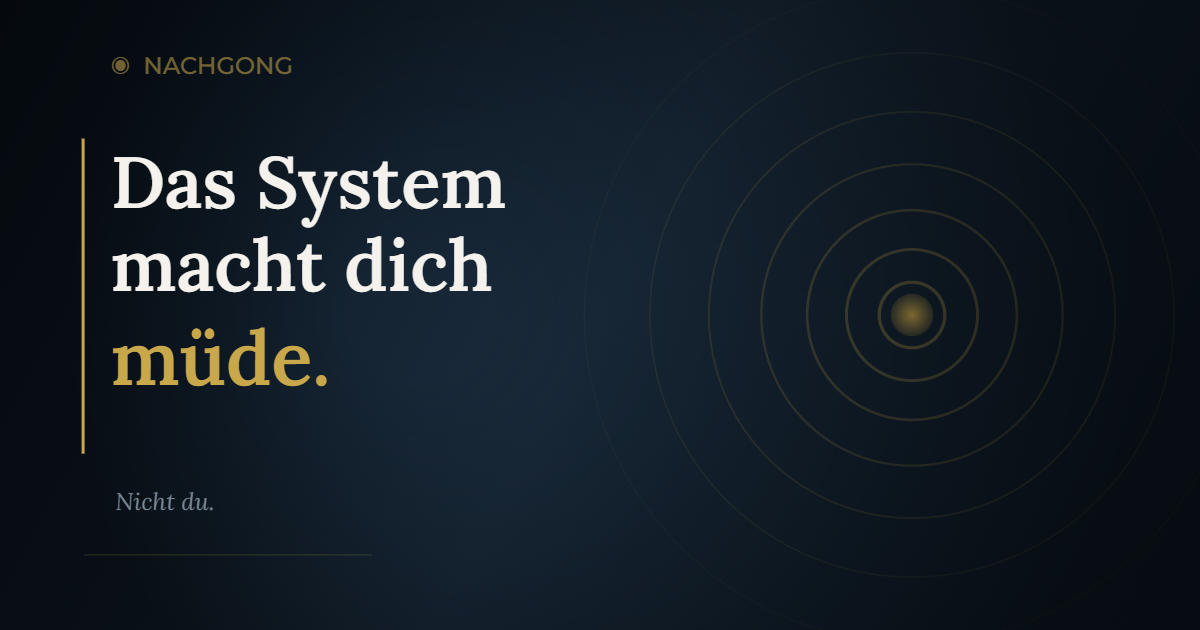 Warum das Schulsystem Erschöpfung strukturell produziert