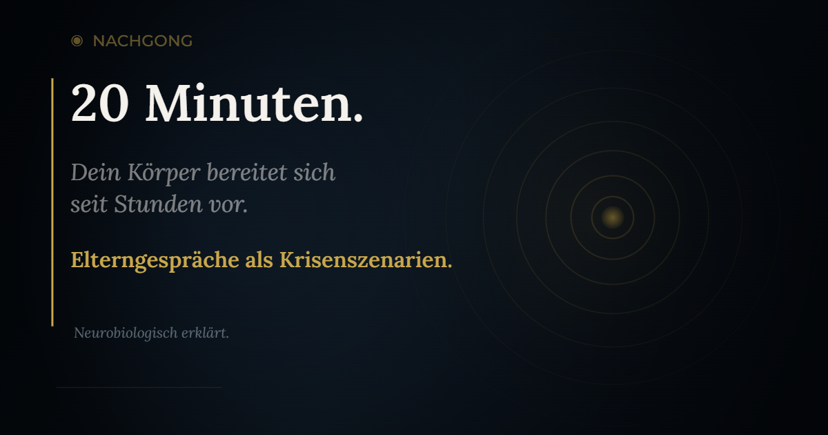 Elterngespräche als Krisenszenarien – warum sie das Nervensystem besonders belasten
